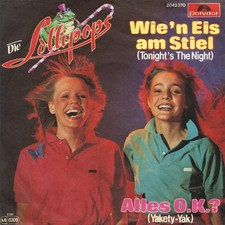 Die lollipops wie - die, wie'n