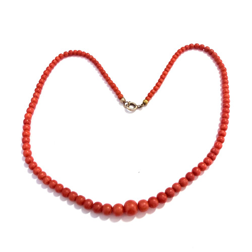 Vintage korallenkette koralle - vintage,