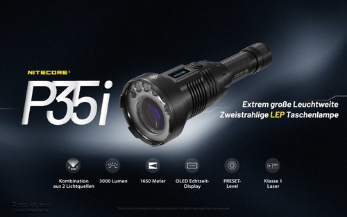 Nitecore p35i led - p35i, taschenlampe