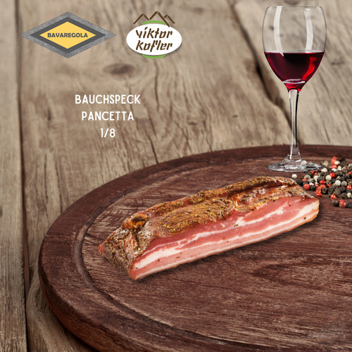 Bauchspeck pancetta 8 st - bauchspeck, 1/8