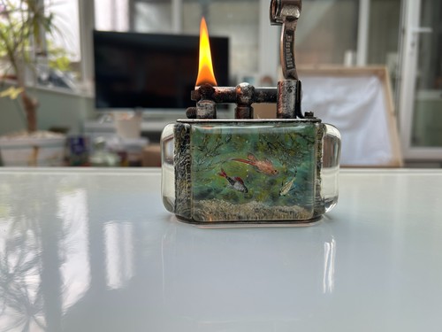 Dunhill aquarium feuerzeug - dunhill,