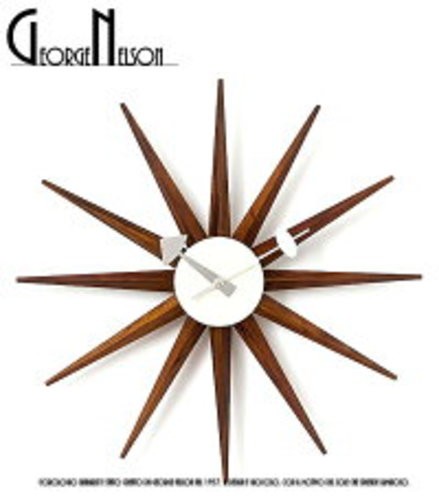 George nelson sunburst uhr - nelson,