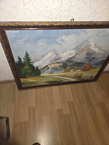 Schönes altes ölgemälde - altes,
