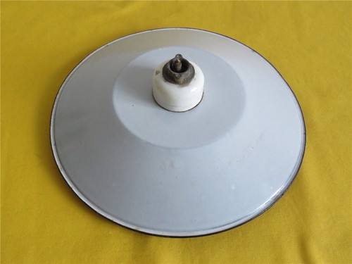 Ddr emaille lampe schirmlampe - lampe,