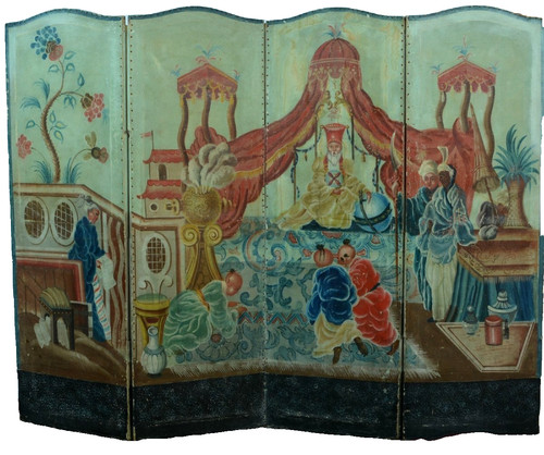 Antiker paravent gemälde - antiker,