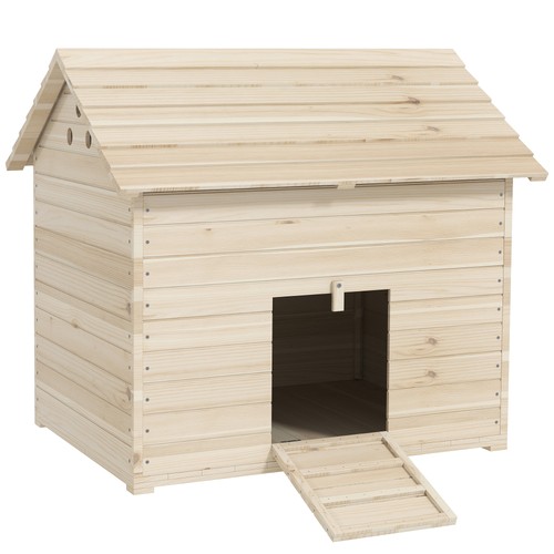 Entenhaus mit aufklappbarem