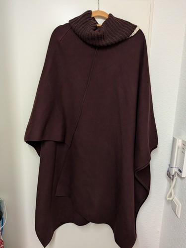Zara strick poncho - strick-poncho, mit