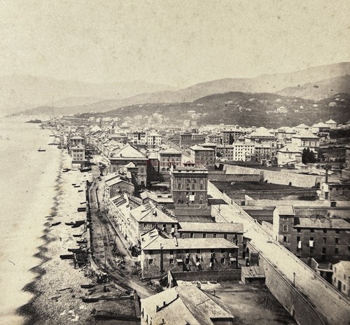 Italien genua panorama - genua,