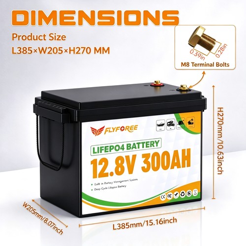 12v 300ah lifepo4 - lifepo4, lithium