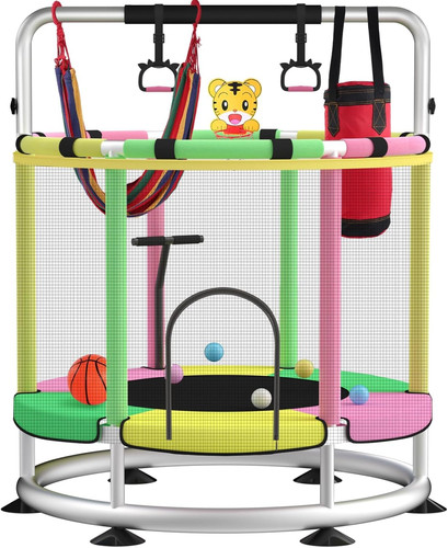 Kleinkinder trampolin mit netz - kleinkinder-trampolin,