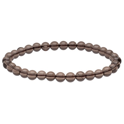 Rauchquarz kugelarmband 6 mm - |,