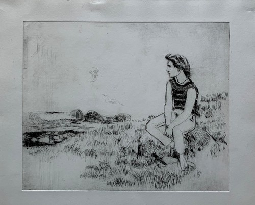 Karl adser 1912 1995 radierung - adser, 1912-1995