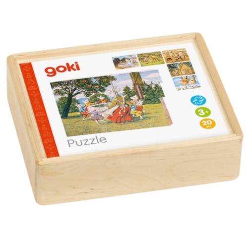 Goki würfelpuzzle märchen - würfelpuzzle,