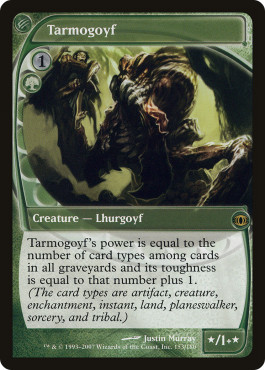 Magic mtg tarmogoyf vision - mtg,