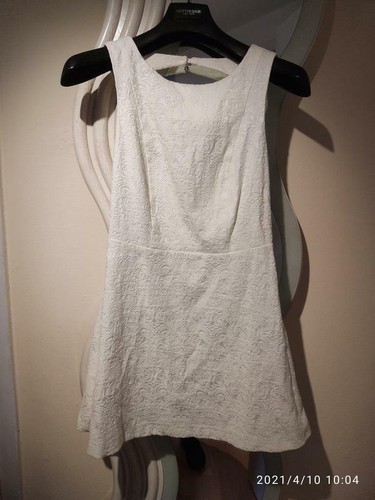 Schwingendes kleid elfenbein - schwingendes,