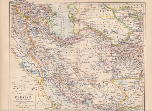 Persien iran irak kaspisches - iran,
