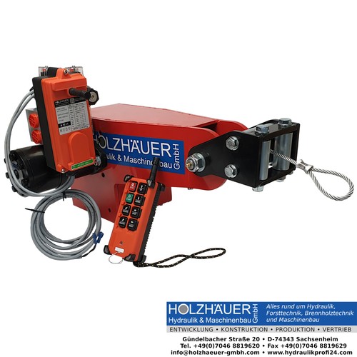 Hydraulische seilwinde haw1700 - seilwinde,