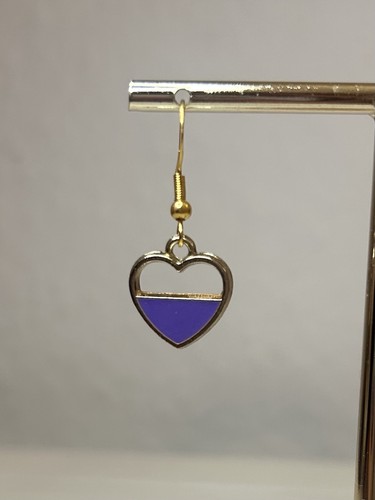 Hängeohrringe herz goldfarben - hängeohrringe,