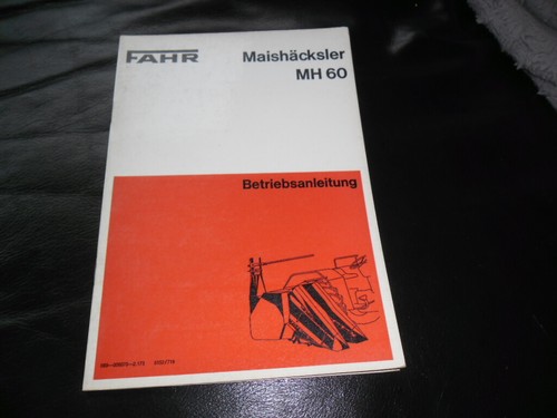 Fahr betriebsanleitung - fahr,
