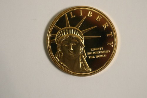 Medaille statue liberty - medaille, of