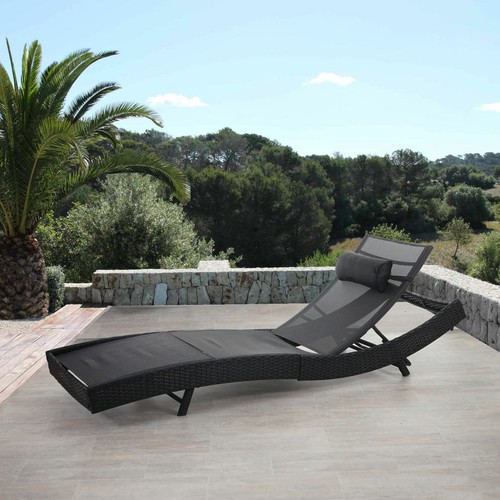 Poly rattan sonnenliege - poly-rattan,