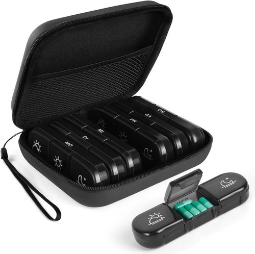 Tablettenbox tage morgens - tablettenbox,