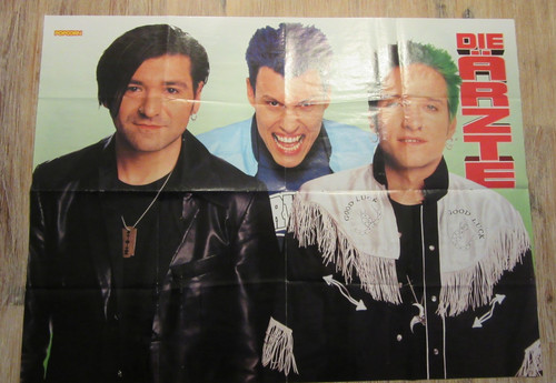 Poster dä die ärzte - ärzte, rod