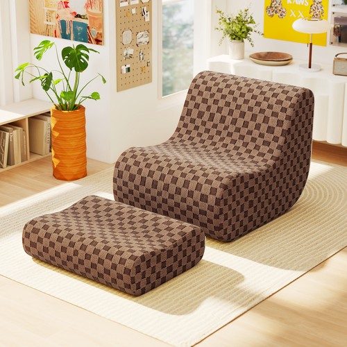 Sitzsack sessel mit hocker - sessel,
