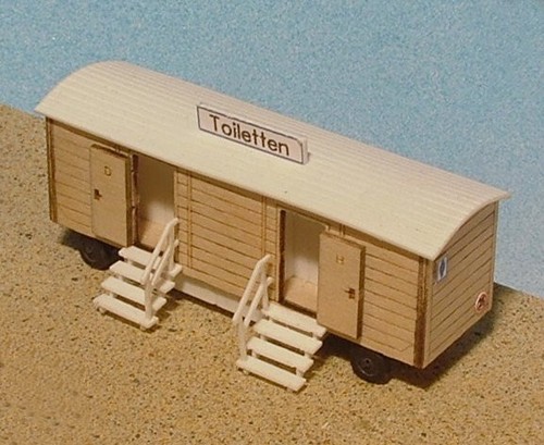 Toilettenwagen bausatz aus - ,,