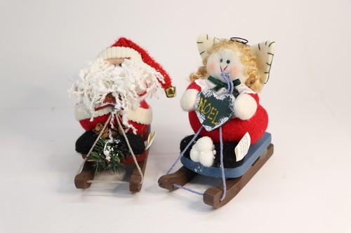 Weihnachtsmann und engel noel - weihnachtsmann,