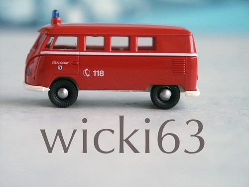 Brekina feuerwehr ciba - vw, t1