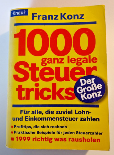1000 ganz legale - , steuertricks