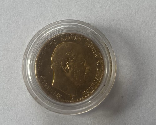 Mark gold 1875 wilhelm - 1875, i