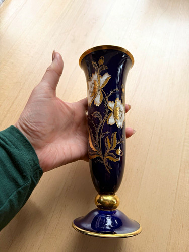 Lindner porzellan vase echt - porzellan,