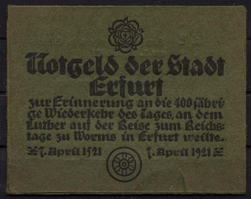13465 nur tüte - -, notgeld