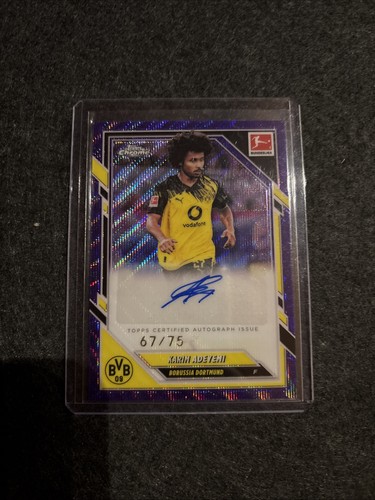 Karim adeyemi auto topps - adeyemi,