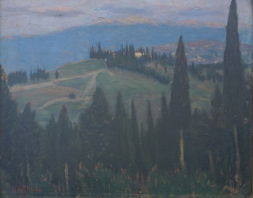 Abend bei florenz - abend, august
