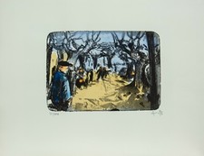 Werner Lichtner-Aix / Lithographie / handsigniert/ 100 Exemplare / I