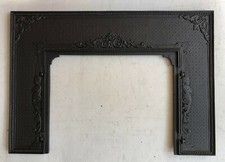 Antike Ofenplatte Kaminplatte Ofenteil Gusseien Gründerzeit Bilderrahmen 