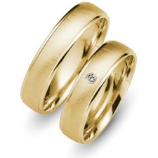 1 Paar Trauringe 585 Gold