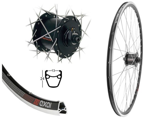 Vorderrad xr3 rennrad - 28",