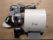 Brother P-Touch QL-500 Labelprinter Etikettendrucker USB inkl. Brother Label 