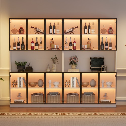 Vitrine led wohnzimmerschrank - led,