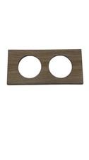Legrand Abdeckrahmen Céliane Rahmen für 2 Steckdosen, Braun, LEG69052
