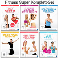 6 DVD Fitness Set Core