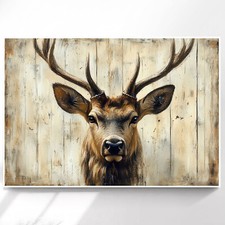 Leinwand Bild Hirsch Natur