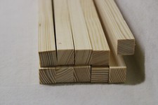 10Stk 100cm Kiefer Quadratleiste Kiefer 15x15mm Vierkant Holzleisten