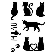 Efco Stempel Clear Katzen