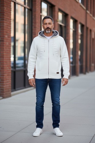 Herren strickjacke mit - 🧶,