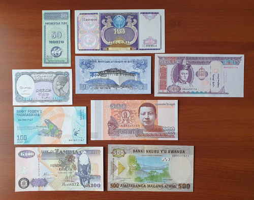 Banknoten geldscheine aus - 9, banknoten,